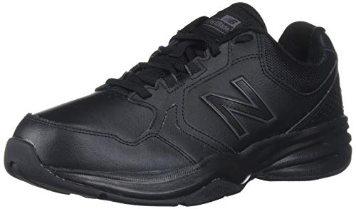 New Balance Men's 411 V1 Training Shoe, Black/Black, 8.5 Wide