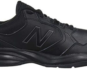 New Balance Men's 411 V1 Training Shoe, Black/Black, 8.5 Wide