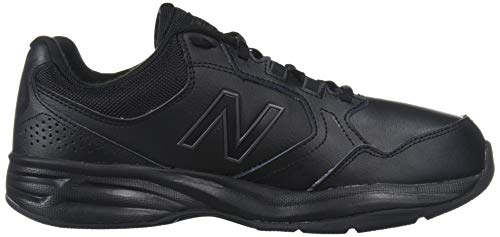 New Balance Men's 411 V1 Training Shoe, Black/Black, 8.5 Wide