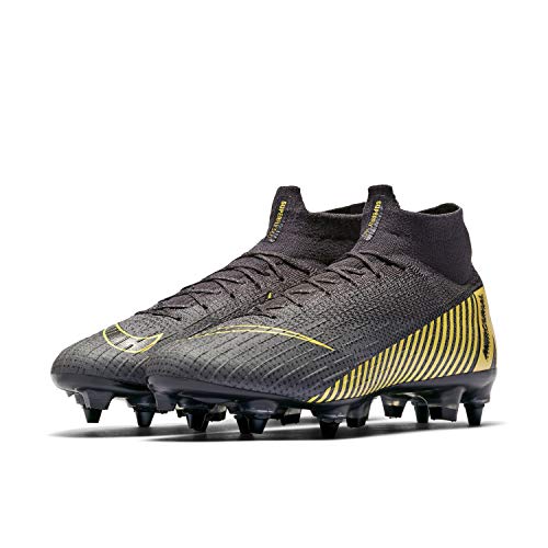 Nike Superfly 6 Elite SG-Pro AC Mens Football Boots AH7366 Soccer Cleats (UK 6 US 7 EU 40, Thunder Grey Black 070)