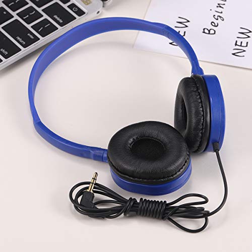 Hongzan Kids Headphones Bulk 5 Pack Multi Color for School Classroom Students Children Teen Boys Girls and Adults (Mixed)