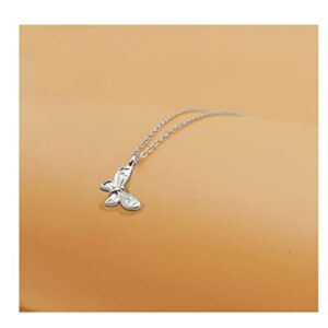 Hundred River Friendship Butterfly Necklace Butterfly Pendant Chain Necklace with Message Card Gift Card (butterfly s)