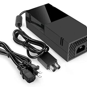 YAEYE Power Supply Brick for Xbox One with Power Cord, (Low Noise Version) AC Adapter Power Supply Charge Compatible with Xbox One Console, 100-240V Auto Voltage