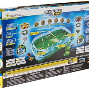 BEYBLADE Burst Turbo Slingshock Cross Collision Battle Set - Complete Set with Burst Beystadium, Battling Tops, & Launchers Game - Age 8+