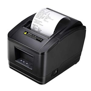 munbyn usb 80mm receipt printer, pos printer with auto cutter esc/pos command for windows（only usb connection）