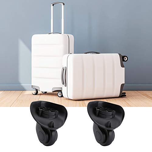 2Pcs Luggage Suitcase Wheel Left and Right Luggage Suitcase Swivel Wheels Replacement Accessory for Trolley Suitcase