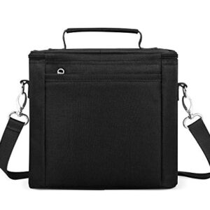 Simple Modern Lunch Box for Women & Men | Large Reusable Insulated Lunch Cooler Tote Bag | Spacious Container for Adult, Work, Travel, and School | Blakely Collection | 4 Liter | Midnight Black