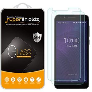 supershieldz (2 pack) designed for alcatel avalon v tempered glass screen protector, anti scratch, bubble free