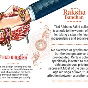 TIED RIBBONS Rakhi for Brother with Gift Set | Bhai Rakhi with Card | Coffee Mug (10 Oz) | Roli Chawal Packet - Raksha Bandhan Rakhi Bracelet for Brother Rakhi for Bhaiya | Bro Rakhi Thread