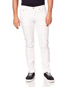 levi's men's 511 slim fit jeans (regular and big & tall), castilleja white-advanced stretch, 33w x 32l