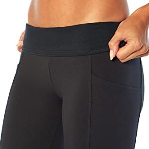 Marika Women's Standard Eclipse Tummy Control Bootleg Pant, Black, Medium