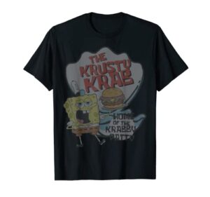krusty krab home of the krabby patty t-shirt