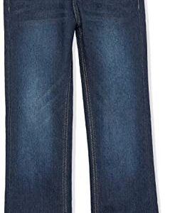 Lucky Brand Girls' Bootcut Fit Stretch Denim Jeans with Zipper Closure & Pockets, Barrier Wash, 14