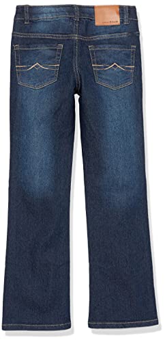 Lucky Brand Girls' Bootcut Fit Stretch Denim Jeans with Zipper Closure & Pockets, Barrier Wash, 14