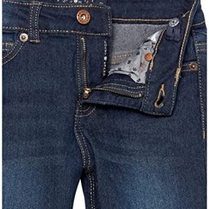 Lucky Brand Girls' Bootcut Fit Stretch Denim Jeans with Zipper Closure & Pockets, Barrier Wash, 14