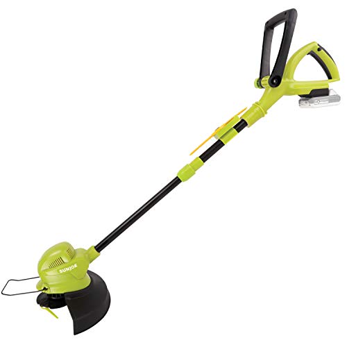 Sun Joe 24V-SB10-LTE 24-Volt IONMAX 10-in. Cordless SharperBlade Stringless Lawn Trimmer, Kit (w/2.0-Ah Battery + Quick Charger)