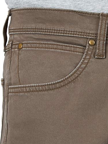 Wrangler Authentics mens Straight Fit Twill Pant , Major Brown , 34W x 32L