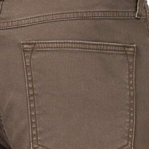 Wrangler Authentics mens Straight Fit Twill Pant , Major Brown , 34W x 32L