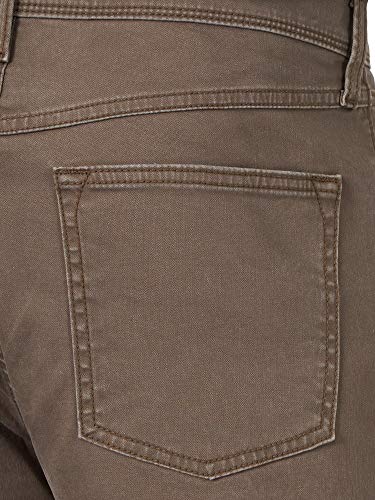 Wrangler Authentics mens Straight Fit Twill Pant , Major Brown , 34W x 32L