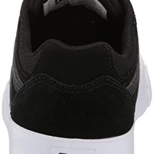 DC Men's Kalis Vulc Low Top Casual Skate Shoe, Black/White, 11 D M US