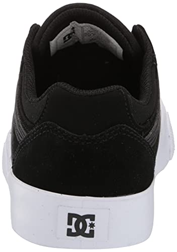 DC Men's Kalis Vulc Low Top Casual Skate Shoe, Black/White, 11 D M US