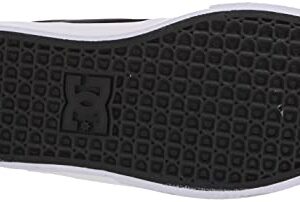 DC Men's Kalis Vulc Low Top Casual Skate Shoe, Black/White, 11 D M US