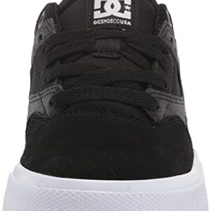 DC mens Kalis Vulc Low Top Casual Skate Shoe, Black/White, 11.5 US