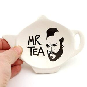 mr. t teabag holder