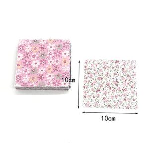 100 PCS Pre-Cut Quilt Squares,Cotton Craft Fabric Bundle Squares Patchwork Lint Different Designs 4 x 4 inches for DIY Sewing Quilting Scrapbooking