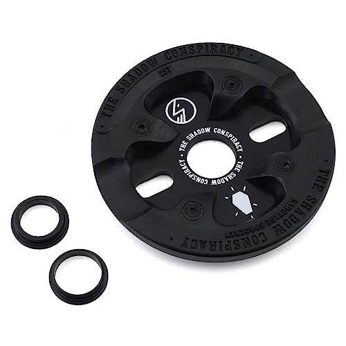 THE SHADOW CONSPIRACY 25T Sabotage Durable Single Speed Freestyle BMX Old-School Guard Sprocket, Black