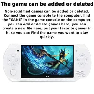 JXD 4.3 inch 8GB Handheld Game Console Built in 1500 Games for Multiple simulators x6 Retro Video Game Console mp3/mp4/Ebook TV Out Portable Game Player