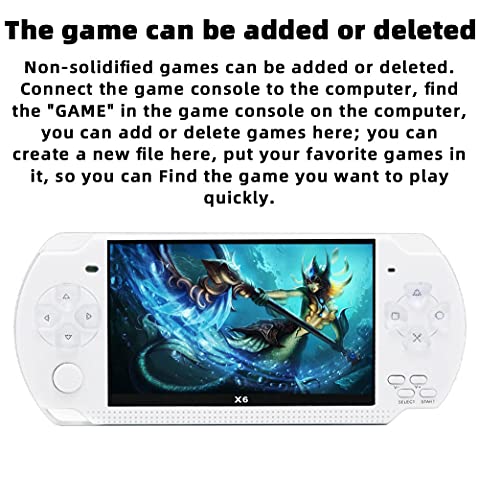 JXD 4.3 inch 8GB Handheld Game Console Built in 1500 Games for Multiple simulators x6 Retro Video Game Console mp3/mp4/Ebook TV Out Portable Game Player