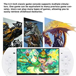 JXD 4.3 inch 8GB Handheld Game Console Built in 1500 Games for Multiple simulators x6 Retro Video Game Console mp3/mp4/Ebook TV Out Portable Game Player