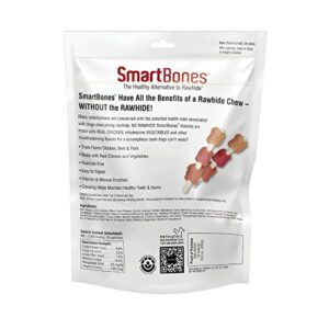 SmartBones Smart Kabobz, Treat Your Dog to a Rawhide-Free Chew Made With Real Chicken, Beef and Pork 18 Count (Pack of 1)