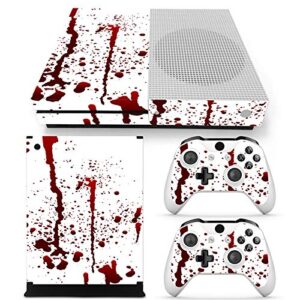 dapanz bloody effect skin sticker vinyl decal cover for xbox one s console + 2 controllers