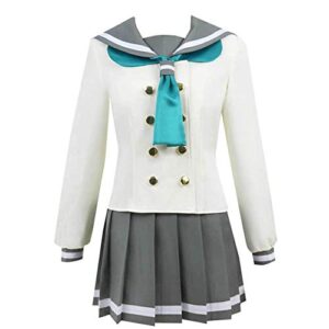gzcos anime kannan matsuura cosplay costume dress outfit halloween white