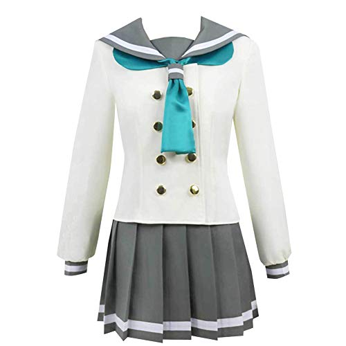 GZCOS Anime Kannan Matsuura Cosplay Costume Dress Outfit Halloween White