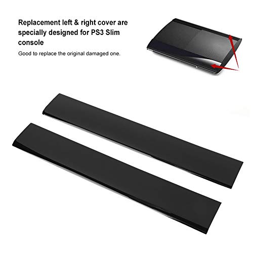 Replacement Left Right Faceplate Case Shell Cover Surface Cover for PS3 Slim Console