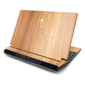 mightyskins skin compatible with alienware area-51m 17" (2019) - bamboo ohm | protective, durable, and unique vinyl decal wrap cover | easy to apply, remove, and change styles | made in the usa