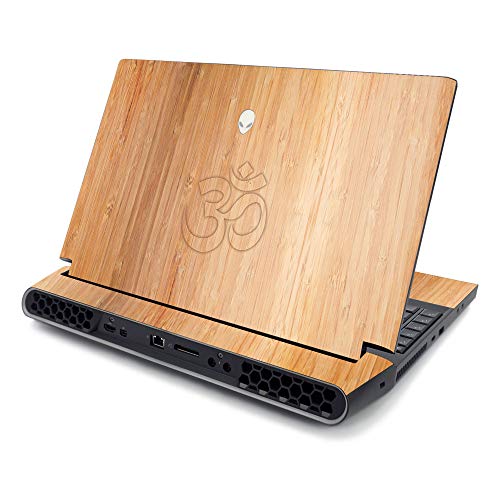 MightySkins Skin Compatible with Alienware Area-51M 17" (2019) - Bamboo Ohm | Protective, Durable, and Unique Vinyl Decal wrap Cover | Easy to Apply, Remove, and Change Styles | Made in The USA