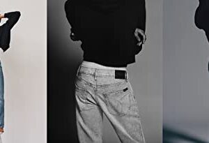 Calvin Klein Men Straight Fit Jean, Boston Blue Black, 31W x 30L