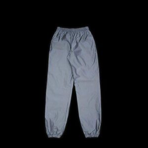 Reflective Pants Men Brand Hip Hop Dance Fluorescent Trousers Casual Harajuku Night Sporting Jogger Pants Gray (S)