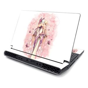 mightyskins skin compatible with alienware area-51m 17" (2019) - littlest fairy | protective, durable, and unique vinyl decal wrap cover | easy to apply, remove, and change styles | made in the usa