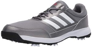 adidas mens tech response 2.0 golf shoe, grey, 9.5 wide us