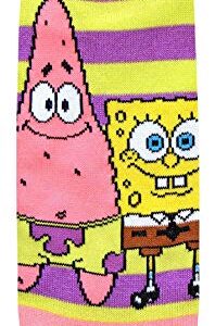 Hyp Spongebob Squarepants and Patrick Juniors/Womens 5 Pack Ankle Socks