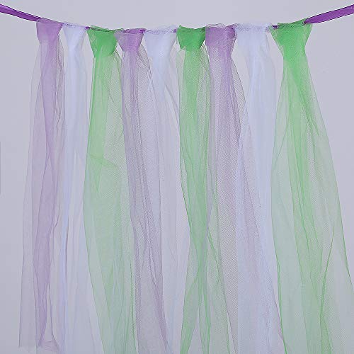 Tulle Roll Spool Fabric for Sewing, Table Skirt and Wedding Decoration, 6 Inches by 100 Yards!(White)