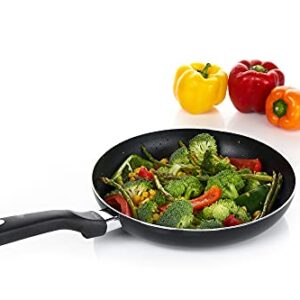 IMUSA USA Black 10" Nonstick Bistro Saute Pan