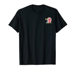 spongebob squarepants gary pop art snail pocket t-shirt