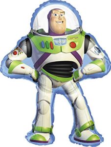 loonballoon 35 inch buzz lightyear balloon   cartoons movie character balloons for kids birthday and theme parties