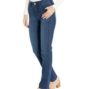 Vintage America Blues womens F'ab Body Sculpt Straight Leg Denim Jeans, Beverly, 8 US